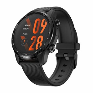 TicWatch Pro 3 Ultra GPS スマートウォッチ Qualcomm 4100とMobvoiデュアルプロセッサシステム Wear OS by Google 男性 フィットネスモ