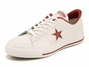 converse コンバース ONE STAR J メンズスニーカー(ワンスターJ) 32346512 ホワイト/レッド