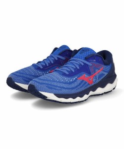 mizuno ミズノ WAVE SKY 4 レディーススニーカー(ウエーブスカイ4) J1GD2002 62 ブルー/ピンク/ネイビー【レディース】