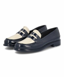 HUNTER ハンター ORIGINAL PENNY LOAFER レディースレインシューズ(オリジナルペニーローファー) WFF1006RGL NOW ネイビー/オフホワイト