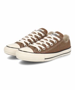 converse コンバース ALL STAR US GLENCHECK OX レディーススニーカー(オールスターUSグレンチェックOX) 1SC608 ブラウン