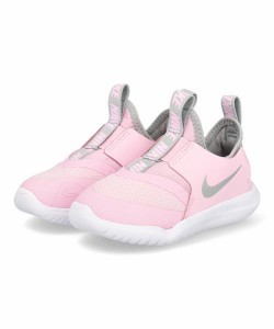 NIKE ナイキ FLEX RUNNER TD ベビーシューズ スリッポン(フレックスランナーTD) AT4665 609 ピンクフォーム/メタリックシルバー/ライトス