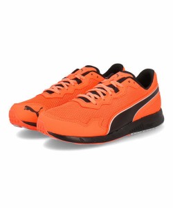 PUMA プーマ SPEED MONSTER PL キッズスニーカー【軽量】(スピードモンスターPL) 195364 09【EC】 ネオンシトラス/プーマブラック