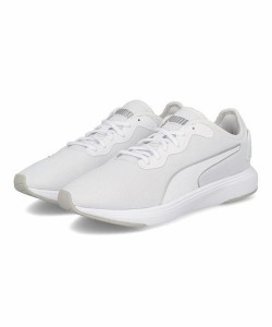 PUMA プーマ SOFTRIDE CRUISE メンズスニーカー【軽量】(ソフトライドクルーズ) 376167 15 プーマホワイト/メタリックシルバー