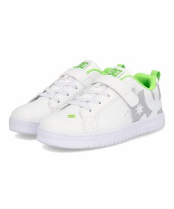 DC SHOES ディーシーシューズ KS COURT GRAFFIK LITE EV【軽量】キッズスニーカー(キッズコートグラフィックライトEV) DK231601 WGL ホワ