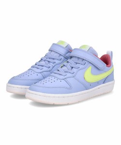 NIKE ナイキ COURT BOROUGH LOW 2 PSV キッズスニーカー(コートバーロウLOW2PSV) BQ5451 405【EC】 コバルトブリス/ライトレモンツイスト