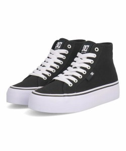 DC SHOES ディーシーシューズ WS MANUAL HI PLATFORM レディーススニーカー(ウィメンズマニュアルHIプラットフォーム) DW231007 BKW ブラ