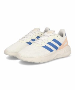 adidas アディダス NEBZED W レディーススニーカー(ネブズドW) HP7861 コアホワイト/ブルーフュージョン/ブリスオレンジ