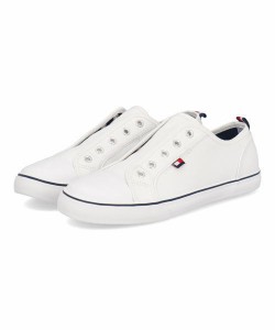 TOMMY HILFIGER トミーヒルフィガー CORE LACELESS キャンバススニーカー スリッポン(コアレースレス) THS10322C 【EC】 ホワイト