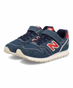 new balance ニューバランス YV373 【軽量】キッズスニーカー 細幅 ストラップ 子供靴 キッズシューズ 622373 XM2 ネイビー