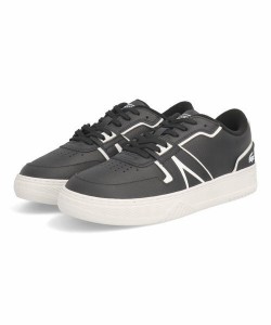 LACOSTE ラコステ L001 123 7 SMA メンズレザースニーカー 45SMA0126 312 ブラック/ホワイト