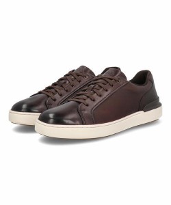 Clarks クラークス COURTLITE MOVE メンズレザースニーカー【本革】(コートライトムーブ) 26171620 ダークタン