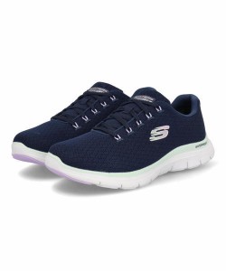 SKECHERS スケッチャーズ FLEX APPEAL 4.0-COATED FIDELITY【防水/軽量】レディーススニーカー(フレックスアピール4.0) 149298 ネイビー/