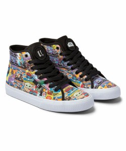 DC SHOES ディーシーシューズ SW MANUAL HI 【STAR WARS】メンズスニーカー(スターウォーズマニュアルHI) DM232117 BK6 ブラックマルチ