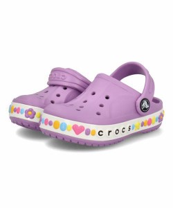 crocs クロックス BAYABAND CHARM BAND CLOG T【2WAY】キッズサンダル サボ クロッグ(バヤバンドチャームバンドクロッグT) 208102 5PR オ