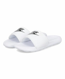 NIKE ナイキ W VICTORI ONE SLIDE レディースシャワーサンダル スポサン(ウィメンズビクトリー ワンスライド) CN9677 100 ホワイト/ブラ