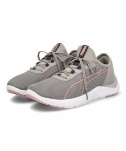 PUMA プーマ SOFTRIDE REMI FEMME【軽量】レディーススニーカー(ソフトライドレミフェム) 379378 03 コンクリートグレー/フューチャーピ