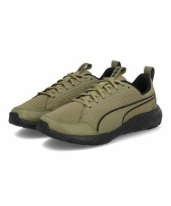 PUMA プーマ SOFTRIDE FLEX LACE WIDE【超軽量/幅広4E】メンズスニーカー(ソフトライドフレックスレースワイド) 379351 04 プーマオリー