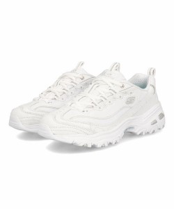 SKECHERS スケッチャーズ DLITES-FRESH START レディーススニーカー 厚底(ディライトフレッシュスタート) 11931 WSL ホワイト/シルバー