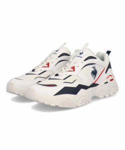 le coq sportif ルコックスポルティフ LCS BASQUE メンズスニーカー 厚底 ボリュームソール(LCSバスク) QL1WJC57WN ホワイト/ネイビー