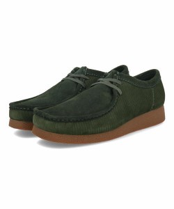 Clarks クラークス WALLABEE EVO メンズシューズ(ワラビーエヴォ) 26173604 ダークグリーンスエード