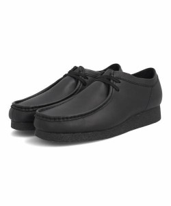 Clarks クラークス WALLABEE EVO WP【防水】メンズシューズ(ワラビーエヴォウォータープルーフ) 26173665 ブラックレザー