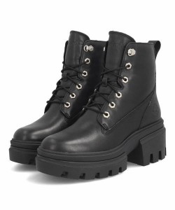 Timberland ティンバーランド EVERLEIGH 6 INCH LACE UP BOOT レディースブーツ(エヴァーリー6インチレースアップブーツ) A41S7 ブラック