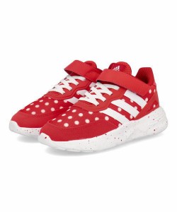 adidas アディダス NEBZED MINNIE EL K【DISNEY】キッズシューズ(ミニーマウス) IG5368 ブライトレッド/フットウェアホワイト/ベタースカ