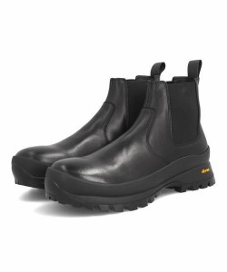 Whoop-de-doo COSTUME NO AGE フープディドゥコスチュームノーエイジ メンズ Vibramソールサイドゴアブーツ 本革 厚底 23530553 ブラック