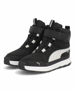 PUMA プーマ EVOLVE BOOT PURETEX AC+PS【防水】キッズウィンターブーツ スノトレ(エボルブピュアテックス) 392649 02 プーマブラック/ア