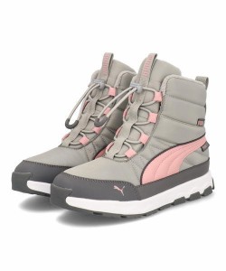 PUMA プーマ EVOLVE BOOT PURETEX JR【防水】キッズウィンターブーツ スノトレ(エボルブピュアテックス) 392647 03 グレー/フューチャー