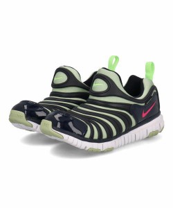 NIKE ナイキ DYNAMO FREE PS キッズスニーカー スリッポン(ダイナモフリーPS) 343738 440 ダークオブシディアン/ライムブラスト