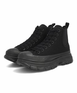 converse コンバース ALL STAR R TREKWAVE SIDEGORE HI メンズスニーカー 厚底(オールスターRトレックウエーブサイドゴアHI) 1SD722 ブラ