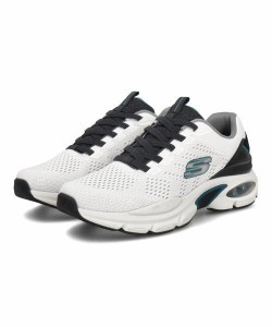 SKECHERS スケッチャーズ SKECH-AIR VENTURA メンズスニーカー 厚底 ゴムシューレース 脱ぎ履き簡単(スケッチエアベンチュラ) 232655 WBK