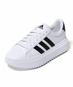 adidas アディダス GRANDCOURT PLATFORM W レディーススニーカー 厚底(グランドコートプラットフォームW) IE1092 フットウェアホワイト/