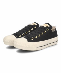 converse コンバース ALL STAR PLTS GE OX レディーススニーカー 厚底(オールスターPLTSGEOX) 31311062 ブラック