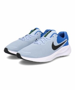 NIKE ナイキ REVOLUTION 7 WIDE【軽量/幅広4E】メンズスニーカー(レボリューション7ワイド) FB8501 402 ライトアーモリーブルー/ブラック