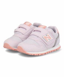 new balance ニューバランス IZ373 ベビースニーカー ベビーシューズ 子供靴 ワンベルト 715373 AN2 パープル