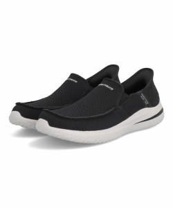 SKECHERS スケッチャーズ SLIP-INS スリップインズ DELSON 3.0-CABRINO【超軽量】メンズスニーカー(デルソン3.0カブリーノ) 210604 BLK 