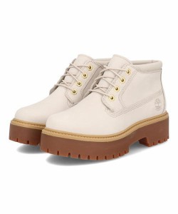 Timberland ティンバーランド STONE STREET MID LACE WP BOOT レディースブーツ (ミッドウォータープルーフブーツ) A64FR ホワイト