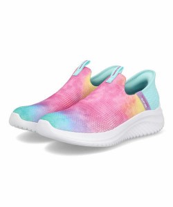 SKECHERS スケッチャーズ SLIP-INS スリップインズ ULTRA FLEX-PASTEL CLOUDS 軽量 キッズスニーカー(ウルトラフレックス3.0パステルクラ