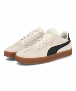 PUMA プーマ PUMA CLUB メンズレザースニーカー スエード(プーマクラブ) 381111 08 マシュマロ/プーマブラック/プーマチームゴールド