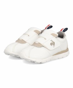 le coq sportif ルコックスポルティフ LCS MONTPELLIER 6 F【脱ぎ履き簡単】ベビーシューズ(LCSモンペリエ6F) QL5XJC03WB ホワイト/ベー