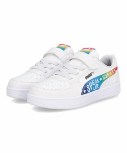 PUMA プーマ CAVEN 2.0 TROLLS AC+ PS キッズスニーカー(ケーブン2.0トロールズAC+PS) 396535 01 プーマホワイト/ラビッシュ/アクティブ