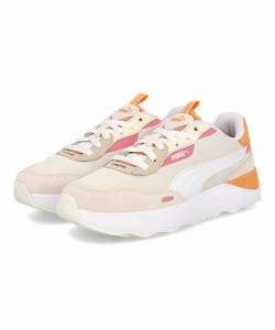 PUMA プーマ RUNTAMED PLATFORM レディーススニーカー 厚底(ランテイムドプラットフォーム) 392324 08 パティ/ホワイト/クレメンタイン