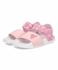 adidas アディダス ADILETTE SANDAL K【超軽量/水陸両用】キッズスポーツサンダル(アディレッタサンダルK) ID2624 クリアピンク/ピンクフ