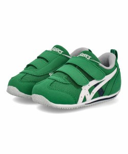 ASICS SUKU2 アシックス スクスク IDAHO BABY 4 ベビースニーカー ストラップシューズ 2本ベルト(アイダホベビー4) 1144A235 300 グリー