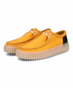 Clarks クラークス TORHILL LO メンズシューズ 厚底(トーヒルロー) 26176994 イエローコンビ