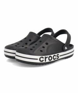 crocs クロックス BAYABAND CLOG【軽量/2WAY】レディースサンダル サボ(バヤバンドクロッグ) 205089 066 ブラック/ホワイト【レディース