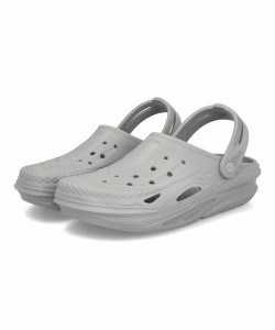 crocs クロックス OFF GRID CLOG【超軽量/2WAY】メンズサンダル(オフグリッドクロッグ) 209501 007 ライトグレー